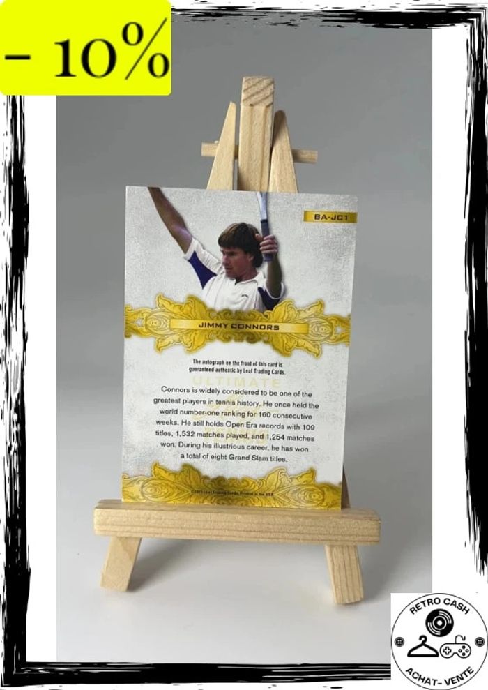 jimmy connors leaf 2015 autograph ba-jc1 - photo numéro 6