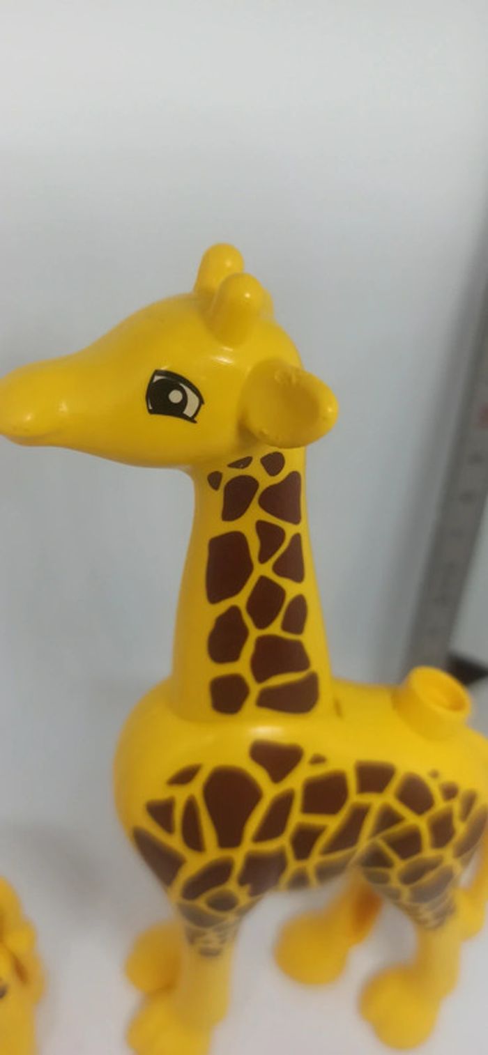 Girafe adulte et bébé lego duplo - photo numéro 5