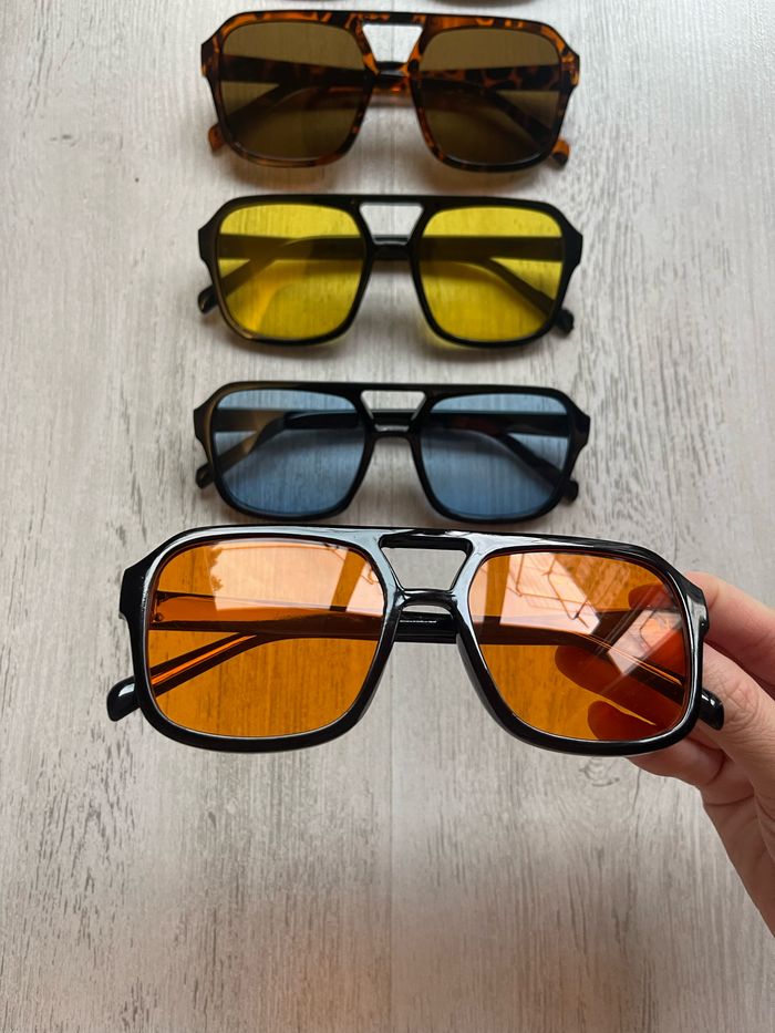 Lot de 5 lunettes de plage, lunettes de style, lunettes de mode - photo numéro 4