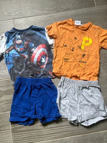 Lot 3 pyjamas  été  garçon 