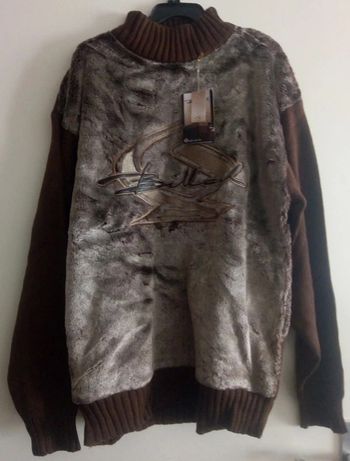 Pull marron mixte Billal