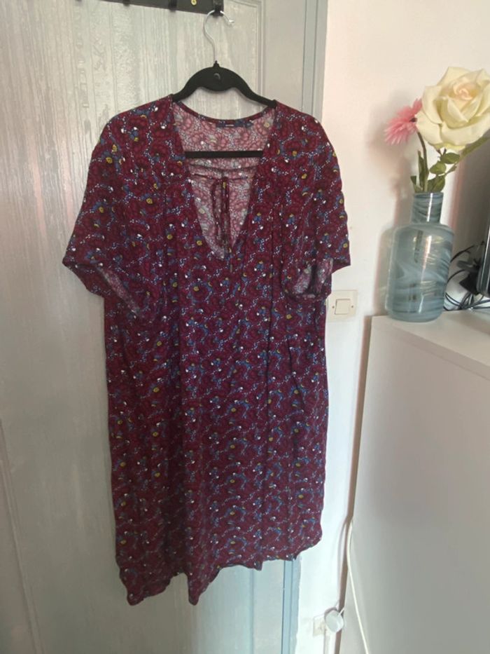 Robe style wax bordeau