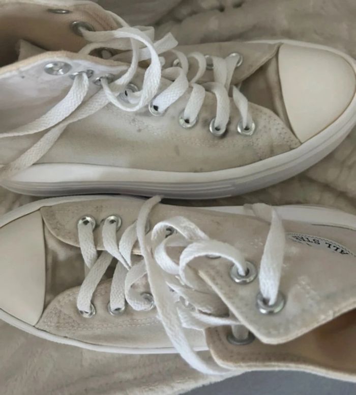 Basket converse haute blanche - photo numéro 4