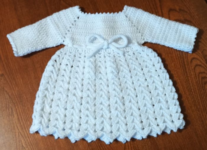 Robe bébé BIANCA taille naissance/1 mois - photo numéro 2