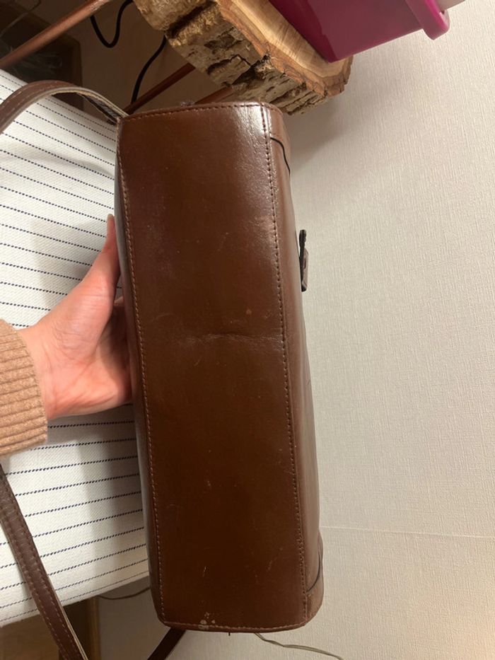 Sac à main à bandoulière Marron - photo numéro 13