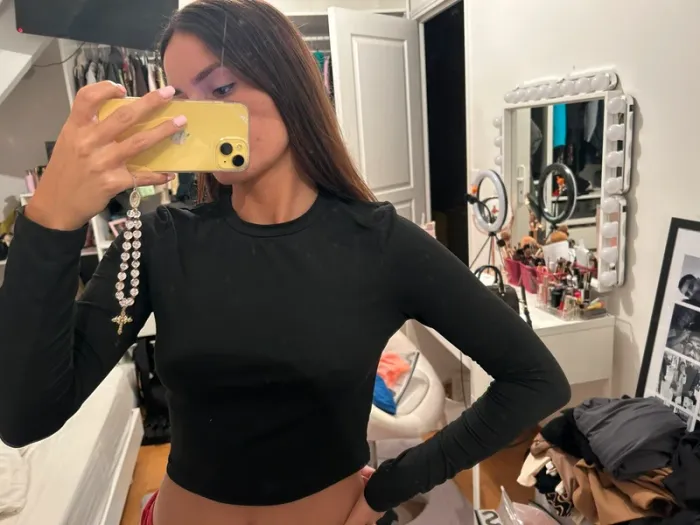 Lot de 2 crop top manche longue Shein S 36 - photo numéro 2