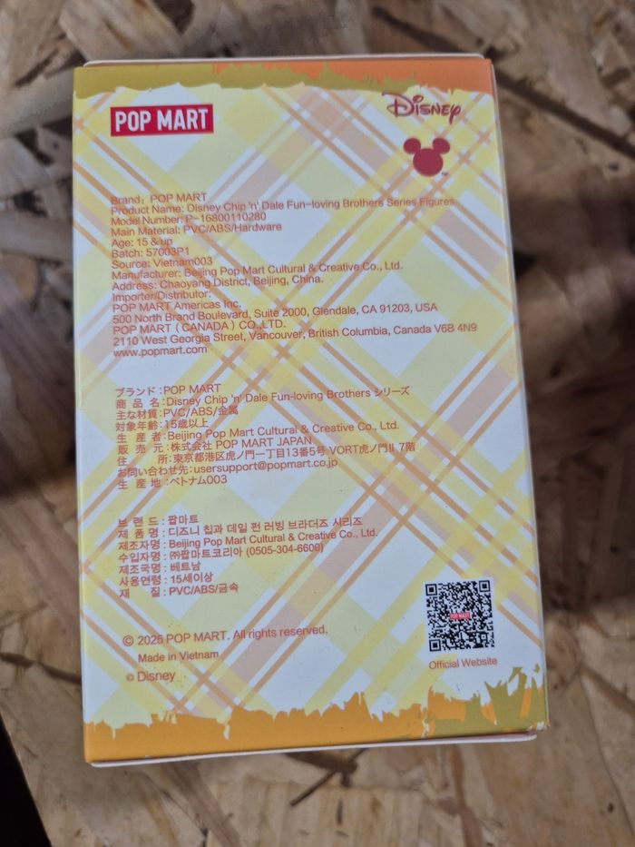 Figurine popmart disney chip 'N' Dale fun-loving brothers Series neuf - photo numéro 3