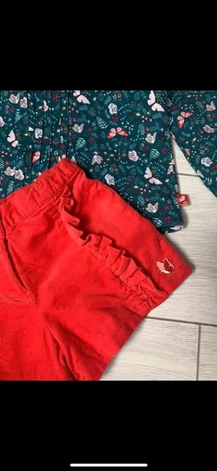 Ensemble sergent major comme neuf papillon - photo numéro 3