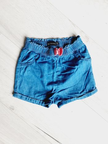 Vêtement fille short bleu nœud rose in extenso 3 ans 92 cm