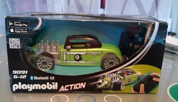 Voiture de course radiocommandee 9091  Playmobil