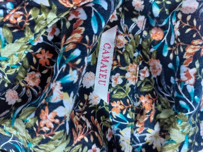 Robe tunique droite fleurie - photo numéro 8