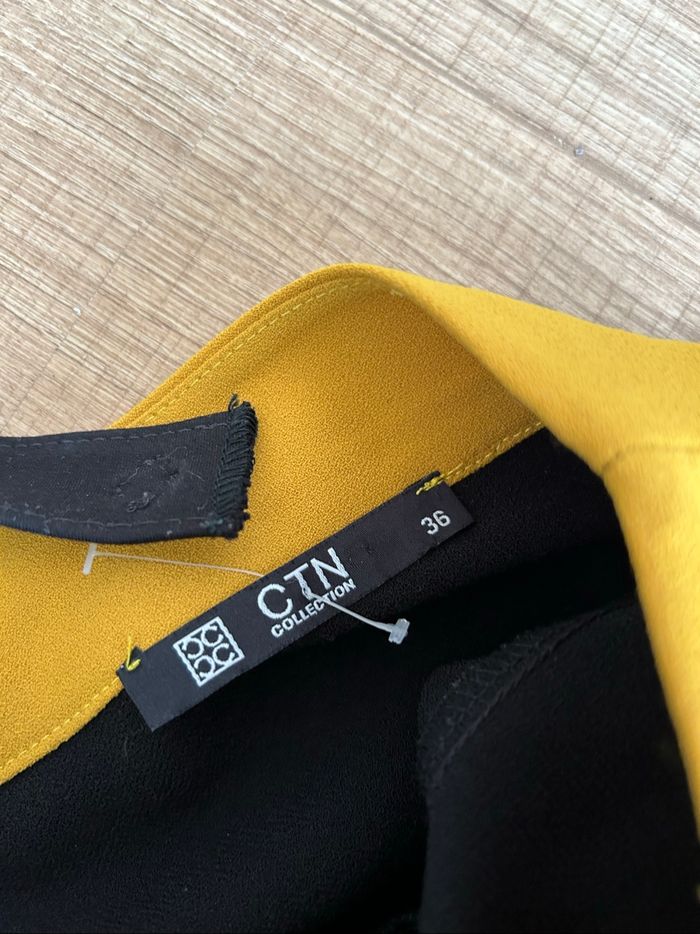 Combinaison noire et jaune CTN Collection taille 36 jamais portée - photo numéro 9
