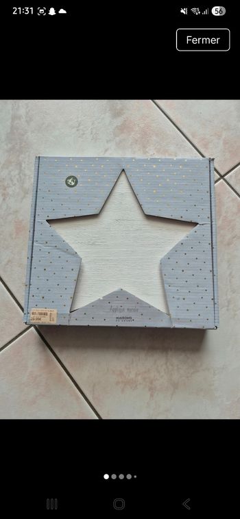 Applique murale étoile 