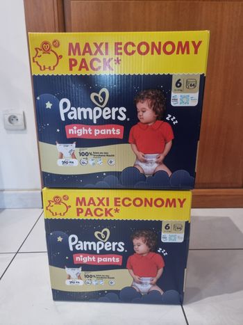 Pampers taille 6 pants night