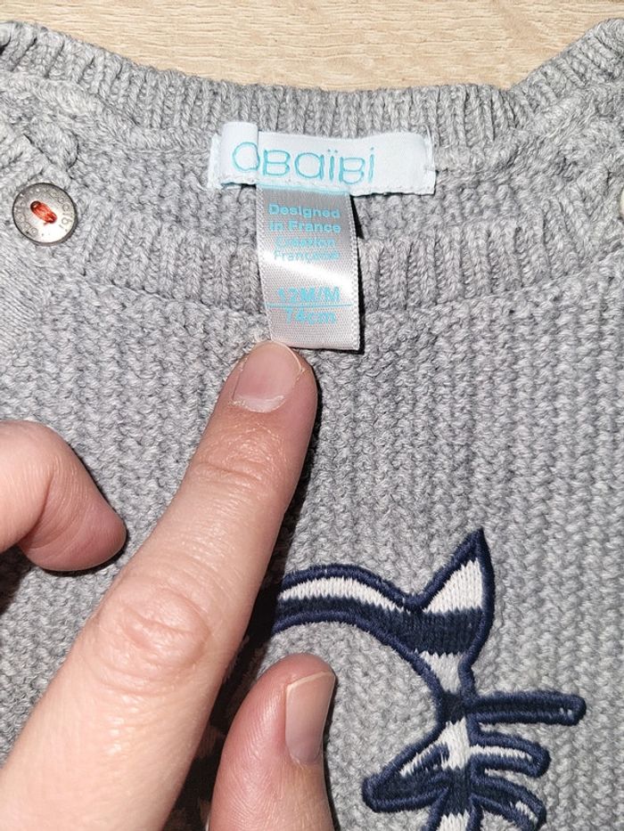 Pull 12 mois - photo numéro 3
