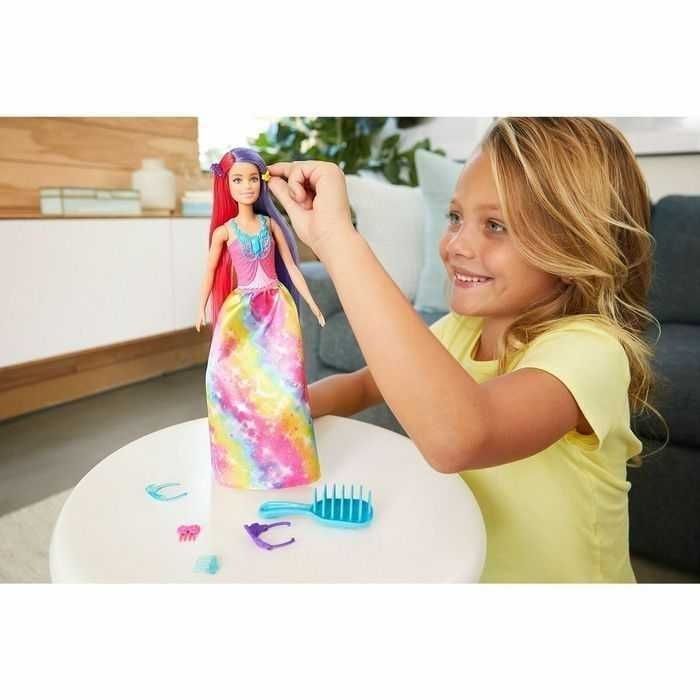 Barbie Poupée Royal Dreamtopia Avec Cheveux Bicolores - photo numéro 7