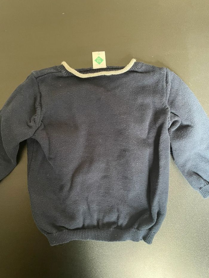 Pull col V - Tex - 9 mois - photo numéro 4