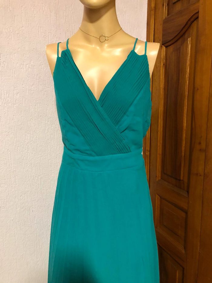 Longue robe turquoise Naf Naf - n e u v e - photo numéro 5