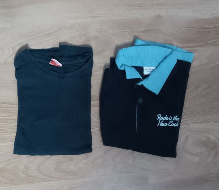 Lot de 2m1 polo et 1 tee shirt Tape à l'oeil 8 ans