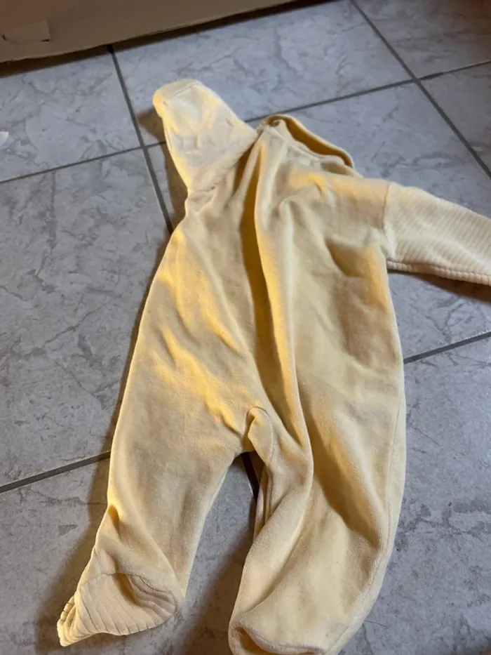 Pyjama grenouillère jaune - photo numéro 7