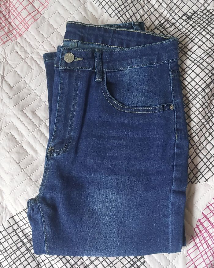 Pantacour en Jeans élastique - photo numéro 3