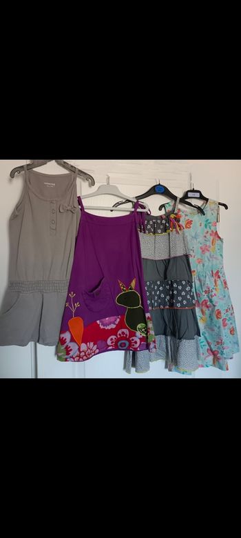 Lot de 3 robes et 1 combi-short en 6 ans