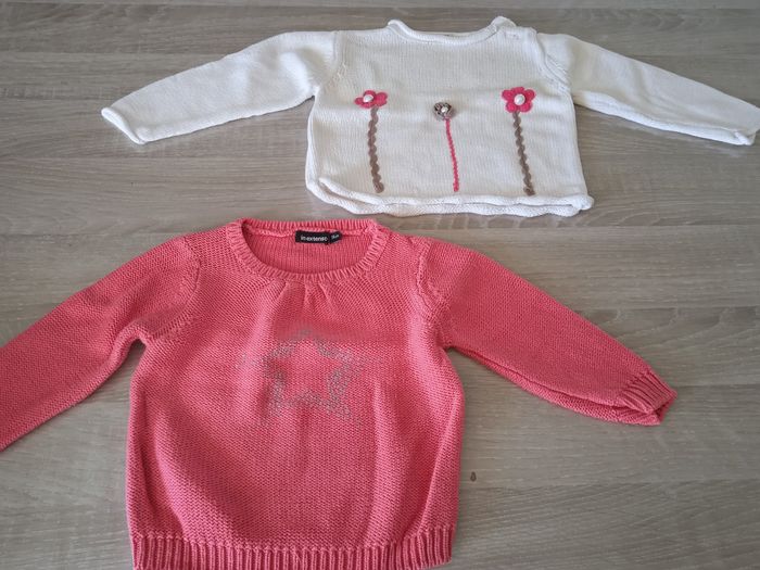 Lot de pull 12 mois