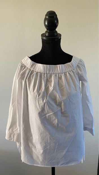 Chemise blouse Mango blanche taille XS épaules dénudées