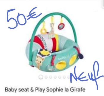 Coussin sophie la girafe