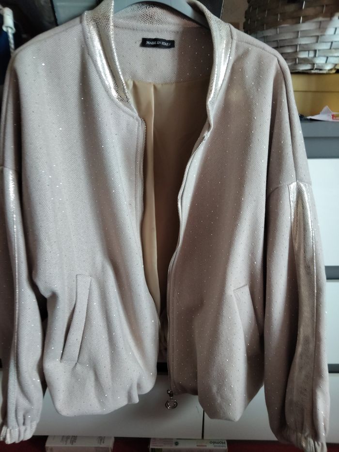 Blouson T 50/52 doublé avec poches - photo numéro 2