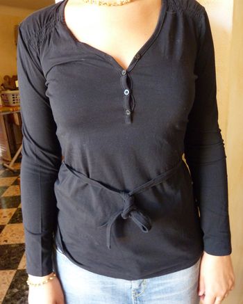 pull fin noir 38/40
