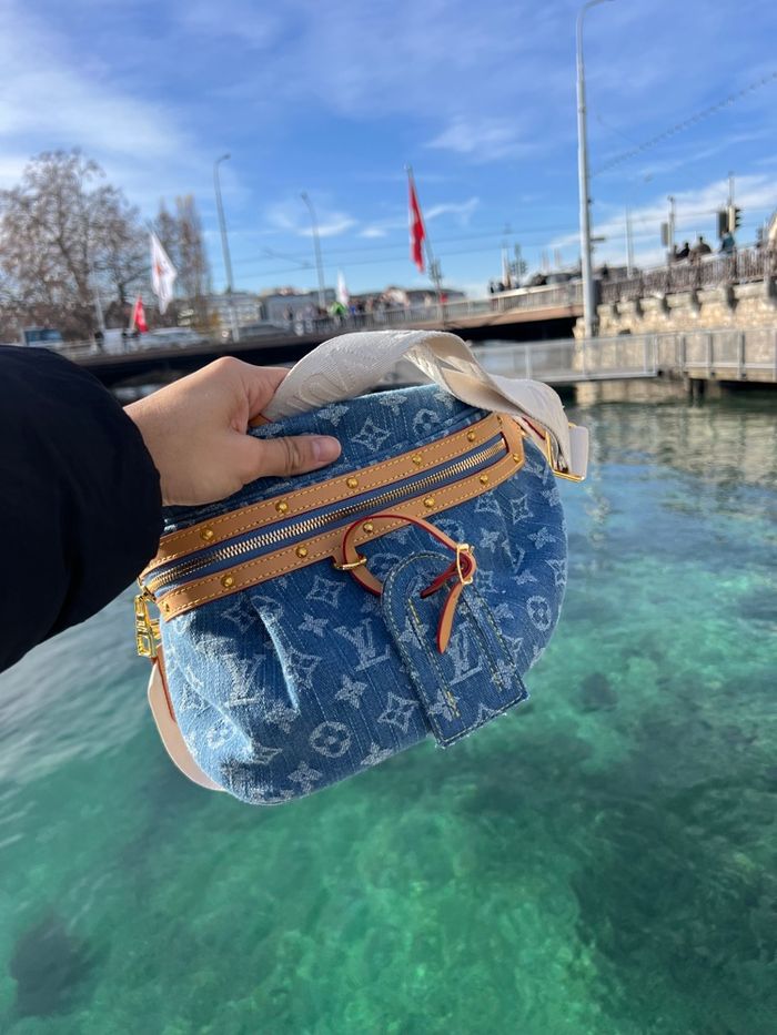 Sac banane femme denim - photo numéro 5