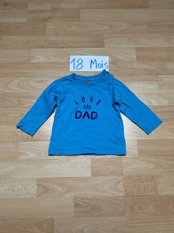 Tee-shirt manches longues 18 mois Tape à l’œil