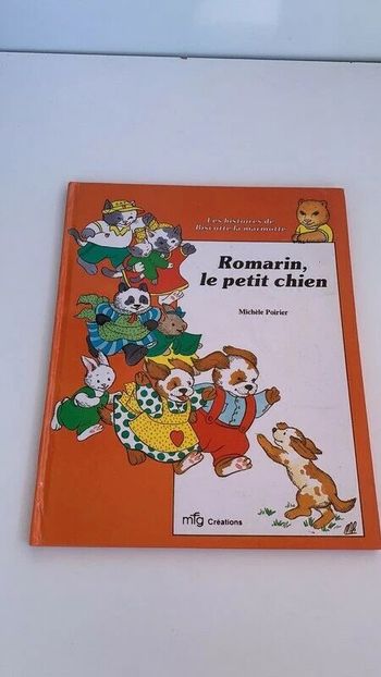 Livre Les aventures de Biscotte la marmotte - Romarin le petit chien 1991
