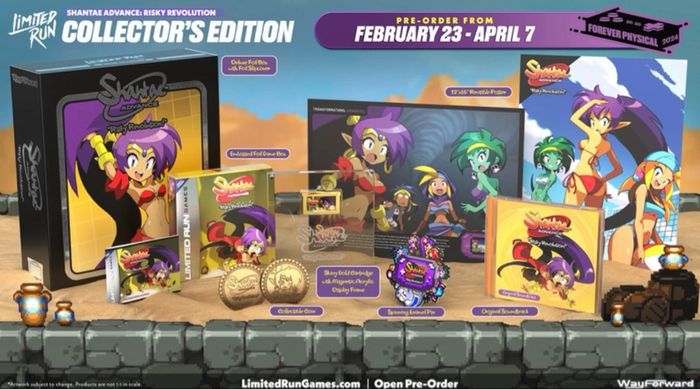 Shantae Advance Risky Revolution ! Jeu Nintendo GameBoy Advance NEUF sous blister Limited Run - photo numéro 3
