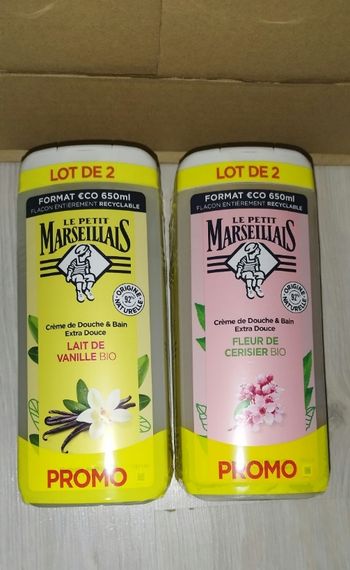 Gel douche le petit marseillais 