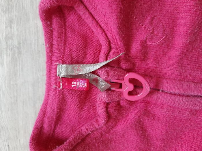 Gilet rose 12 mois orchestra - photo numéro 2