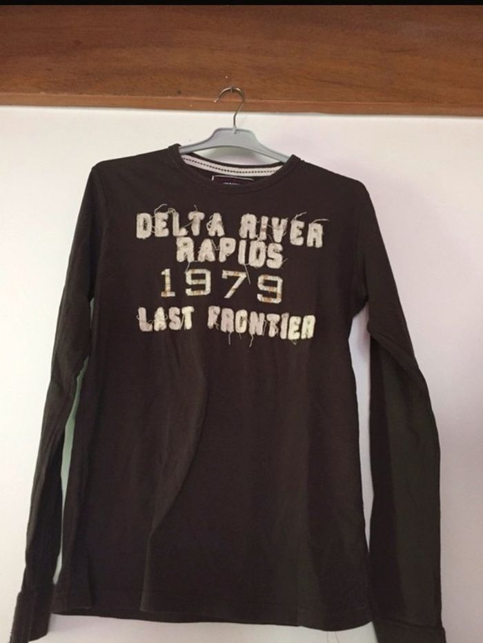 Tee shirt manches longues denim collection taille M