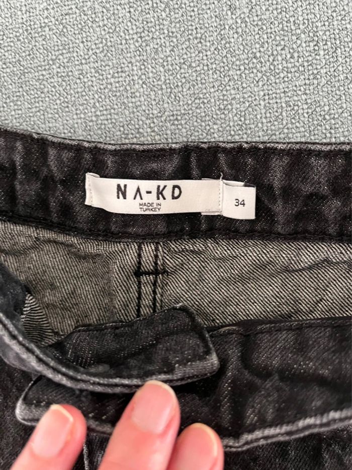 Short en jean Na-kd taille 34 - photo numéro 3
