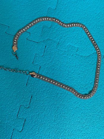 Ceinture argentée 80 cm