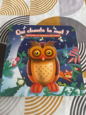Livre cartonné bébé qui chante la nuit ?