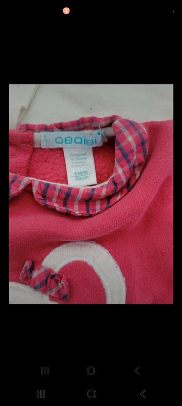 Lot chaud 6 mois Obaibi avec gilet offert - photo numéro 7