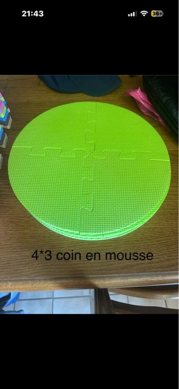 Dalle en mousse