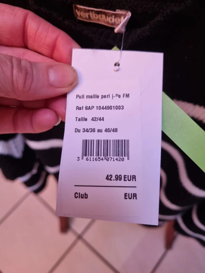 Pull d'allaitement neuf taille 42/44 - photo numéro 4