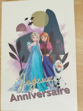 Autocollant pour votre reine des neiges - anniversaire