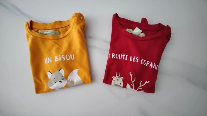 Lot t-shirts manches longues