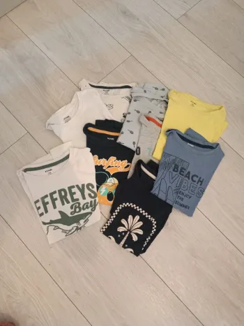 Lot t shirt kiabi