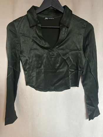chemise crop Zara 