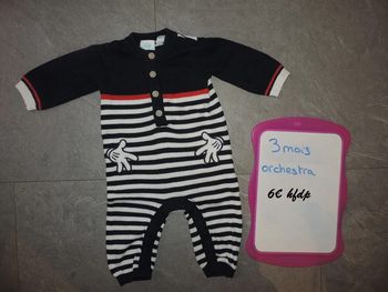 combinaison mickey orchestra taille 3 mois