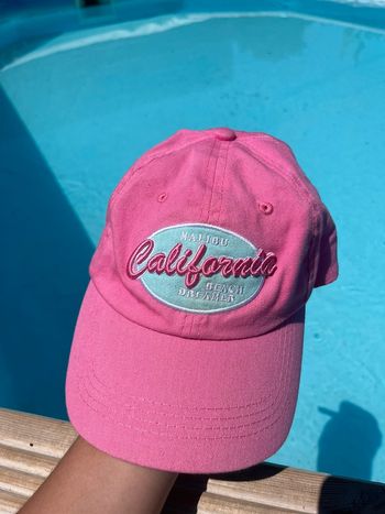 Casquette California rose